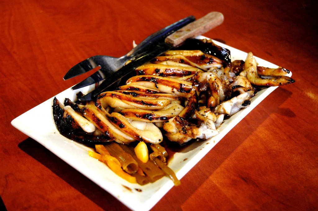 grilled squid at Gerry's Grill. Image from dude4food.com