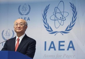 International Atomic Energy Agency (IAEA) Director General Yukiya Amano addresses the media after a board of governors meeting at the IAEA headquarters in Vienna January 24, 2014. Credit: Reuters/Heinz-Peter Bader 