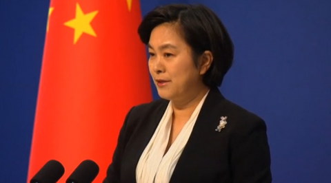 china chunying hua spokeswoman ministry foreign occupy duterte concern expresses islands sea call south after grabbed reuters president