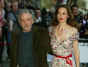 British photographer David Bailey (L) and his wife Catherine Bailey arrive for the opening of the new Saatchi Gallery in London, April 15, 2003. Credit: Reuters/Peter Macdiarmid 