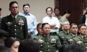 Intelligence Service of the Armed Forces of the Philippines (ISAFP) chief Brig. Gen. Eduardo Ano, the senior officer linked to the abduction of activist Jonas Burgos, is among the 18 AFP officers recently confirmed by the Commission on Appointments on Wednesday, Feb. 19.  (Photo courtesy PNA images)
