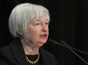 Federal Reserve Vice Chair Janet Yellen addresses the 29th National Association for Business Economics Policy Conference in Washington March 4, 2013. CREDIT: REUTERS/GARY CAMERON