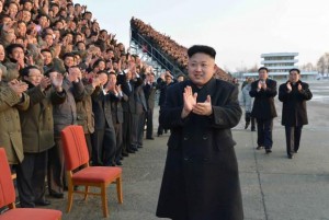 North Korean leader Kim Jong Un visits participants of a national agriculture competition in this undated photo released by North Korea's Korean Central News Agency (KCNA) February 10, 2014. CREDIT: REUTERS/KCNA