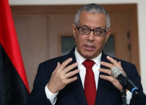 Libya's Prime Minister Ali Zeidan speaks during news conference in Tripoli February 3, 2014. Credit: Reuters/Ismail Zitouny 
