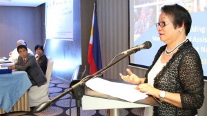 File photo of Labor and Employment Secretary Rosalinda Baldoz. (Photo from DOLE website)