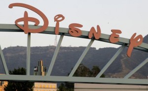 File photo of the main gate of The Walt Disney Co in Burbank