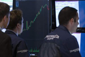 Traders work on the floor of the New York Stock Exchange April 21, 2014. Credit: Reuters/Brendan McDermid