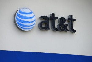  The AT&T logo is pictured by its store in Carlsbad, California, April 22, 2013. Credit: Reuters/Mike Blake