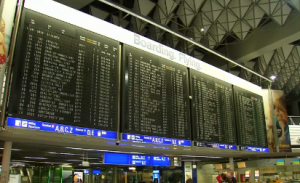 German airline Lufthansa cancels some 3,800 flights as pilots strike over plans by the company to scrap an early retirement deal. (Courtesy Reuters. Photo grabbed from Reuters video)