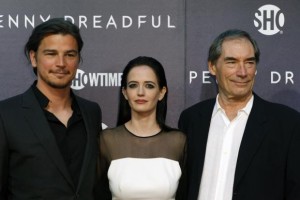 Cast members Hartnett, Green and Dalton arrive for the world premiere of television series "Penny Dreadful" in New York