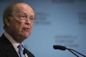 Philadelphia Federal Reserve President Charles Plosser speaks at the Council on Foreign Relations in New York