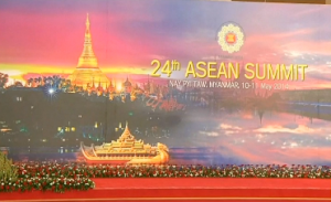 South China Sea threatens to widen divisions between Southeast Asian nations at a summit in Naypyitaw, as leaders of the Association of Southeast Asian Nations prepare to meet.