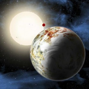 A new type of planet discovered by astronomers is seen in a handout illustration