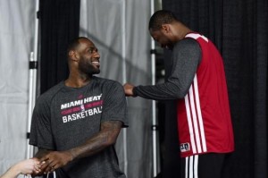 NBA: Finals-Miami Heat-Practice