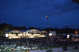 The Iglesia Ni Cristo evangelical missions called "Lingap Pamamahayag" are being conducted in large venues that can accommodate thousands of people like the Amoranto Sports Complex in Quezon City where the INC activity was held on June 8. (Eagle News Service)