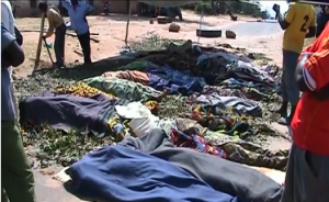 Women and children among 37 killed in Democratic Republic of Congo's eastern province of South Kivu in an attack that the regional governor blamed on a dispute over cattle.  (Photo grabbed from Reuters video)