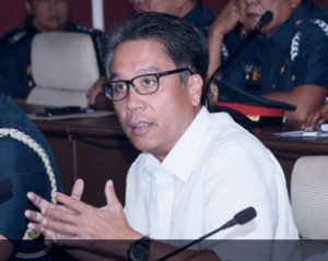 Interior and Local Government Secretary Mar Roxas