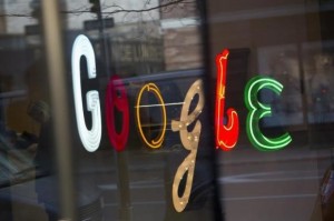 The Google signage is seen at the company's offices in New York January 8, 2013. Credit: Reuters/Andrew Kelly