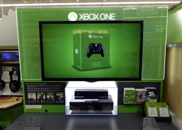 An XBox One is seen on display at the Wal-Mart Supercenter in the Porter Ranch section of Los Angeles November 26, 2013. Credit: Reuters/Kevork Djansezian
