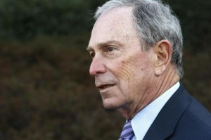 Bloomberg talks to reporters after meeting with Obama and business and civic leaders for an event to discuss his "My Brother's Keeper" initiative at the White House in Washington