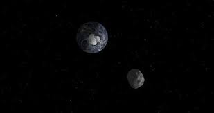 The passage of asteroid 2012 DA14 through the Earth-moon system, is depicted in this handout image from NASA. Credit: Reuters/NASA/JPL-Caltech/Handout