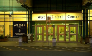 Exterior of Beth Israel Deaconess Medical Center in Boston. The  hospital is monitoring a patient in Massachusetts who recently returned from Liberia and was displaying symptoms of Ebola. (Photo grabbed from Reuters video/Courtesy Reuters)