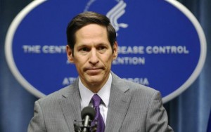 Centers for Disease Control and Prevention (CDC) Director, Dr. Thomas Frieden, speaks at the CDC headquarters in Atlanta, Georgia September 30, 2014. REUTERS/Tami Chappell