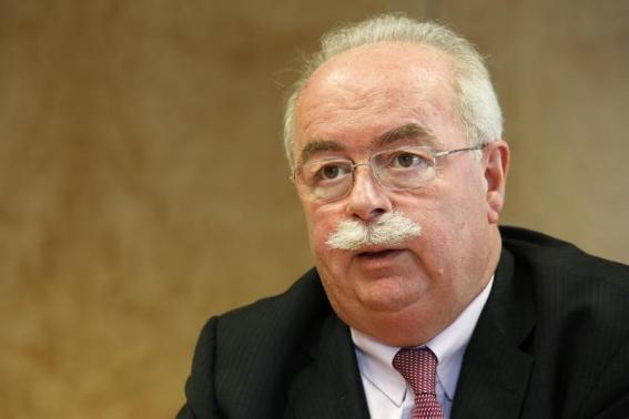 Christophe de Margerie, CEO of the French oil and gas company Total SA, speaks during an interview with Reuters in Paris July 7, 2014. CREDIT: REUTERS/BENOIT TESSIER