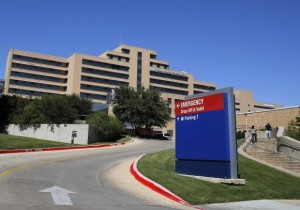 A general view of the Texas Health Presbyterian Hospital in seen in Dallas, Texas, October 4, 2014.  REUTERS/Jim Young