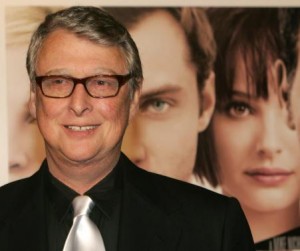File photo of director Mike Nichols posing at premiere of his film "Closer" in Los Angeles.