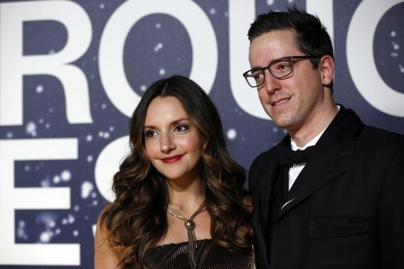 Entrepreneurs Brit and Dave Morin arrive on the red carpet during the 2nd annual Breakthrough Prize Award in Mountain View, California November 9, 2014. REUTERS/Stephen Lam