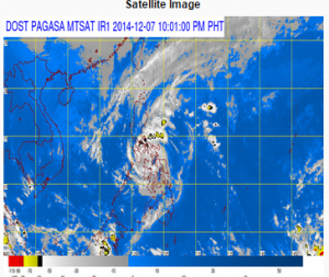 Satellite image courtesy PAGASA-DOST