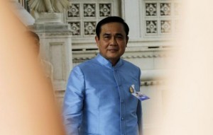 File photo of Thailand's Prime Minister Prayuth Chan-ocha arriving at the Government House before the first cabinet meeting in Bangkok September 9, 2014. CREDIT: REUTERS/CHAIWAT SUBPRASOM