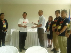 Turnover Ceremony in Palo, Leyte