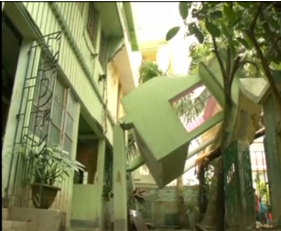 Northern and Eastern India were hit by neighboring Nepal's devastating earthquake; with several people reported to have been killed. (Photo grabbed from Reuters video)