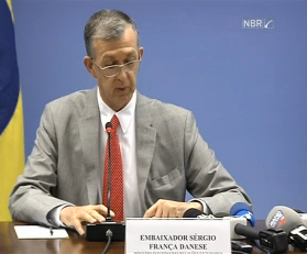 The General Secretary of the Brazilian Foreign Ministry, Sergio Franca Danese, said the Brazilian government took with profound consternation the news of the execution of a Brazilian citizen by Indonesian authorities.  (Photo grabbed from Reuters video/Brazilian government TV)