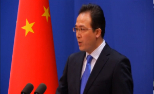 CHINA'S Foreign Ministry spokesman Hong Lei says the Philippines should respect China's territorial sovereignty after Philippine President Beningo Aquino said Beijing's efforts to control the South China Sea should cause fear around the world. (Photo grabbed from Reuters video/Courtesy Reuters)