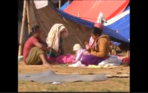 In one of Nepal's worst hit areas, most residents sleep in the open as the death toll across the country nears 6,000.