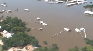 Floods wreak havoc in Oklahoma after torrential rains batter the state. (Photo grabbed from Reuters video/Courtesy Reuters)