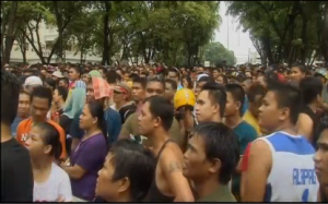 Philippine boxing fans are disappointed after Floyd Mayweather preserves his unbeaten record as a professional with a unanimous decision victory over Manny Pacquiao. (Photo grabbed from Reuters video/Coutesy Reuters)