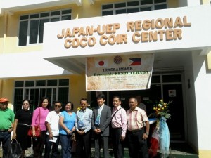 Turn Over Ceremony: Japan-UEP Coco Coir                Project  