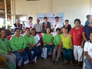 Officials and beneficiaries of San Jose, Northern Samar