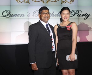 British Ambassador Asif Ahmad with Joanna Teh, MBE.