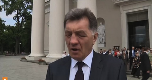 The Lithuanian Prime Minister Algirdas Butkevicius views the decision to host heavy U.S. military equipment as a positive one that will "ensure safety for people in our country."