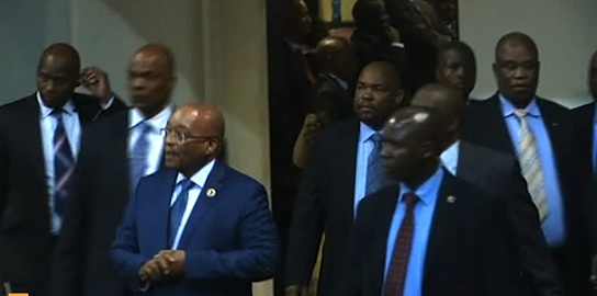A South African court orders Sudanese President Omar al-Bashir not to leave the country, where he arrived to attend an African Union summit, until a judge hears an application calling for his arrest for war crimes. REUTERS