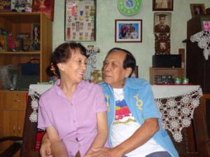 Daddy and Mama as they celebrates their 40th Anniversary last January 1, 2015