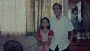 Daddy and me when I was in gradeschool.