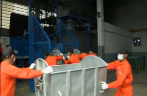 Thailand destroys over 7 tonnes of confiscated drugs worth $622 million dollars to mark the International Day Against Abuse and Illicit Trafficking. (Photo grabbed from Reuters video/ courtesy Reuters)