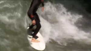 People in Germany enjoy warm summer weather as meteorologists predict the country's hottest summer in 30 years. (A photo grabbed from Reuters video)