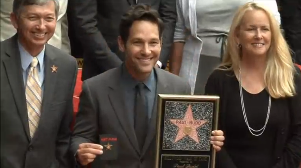 Ant-Man - Actor Paul Rudd Honored With A Star On The Hollywood